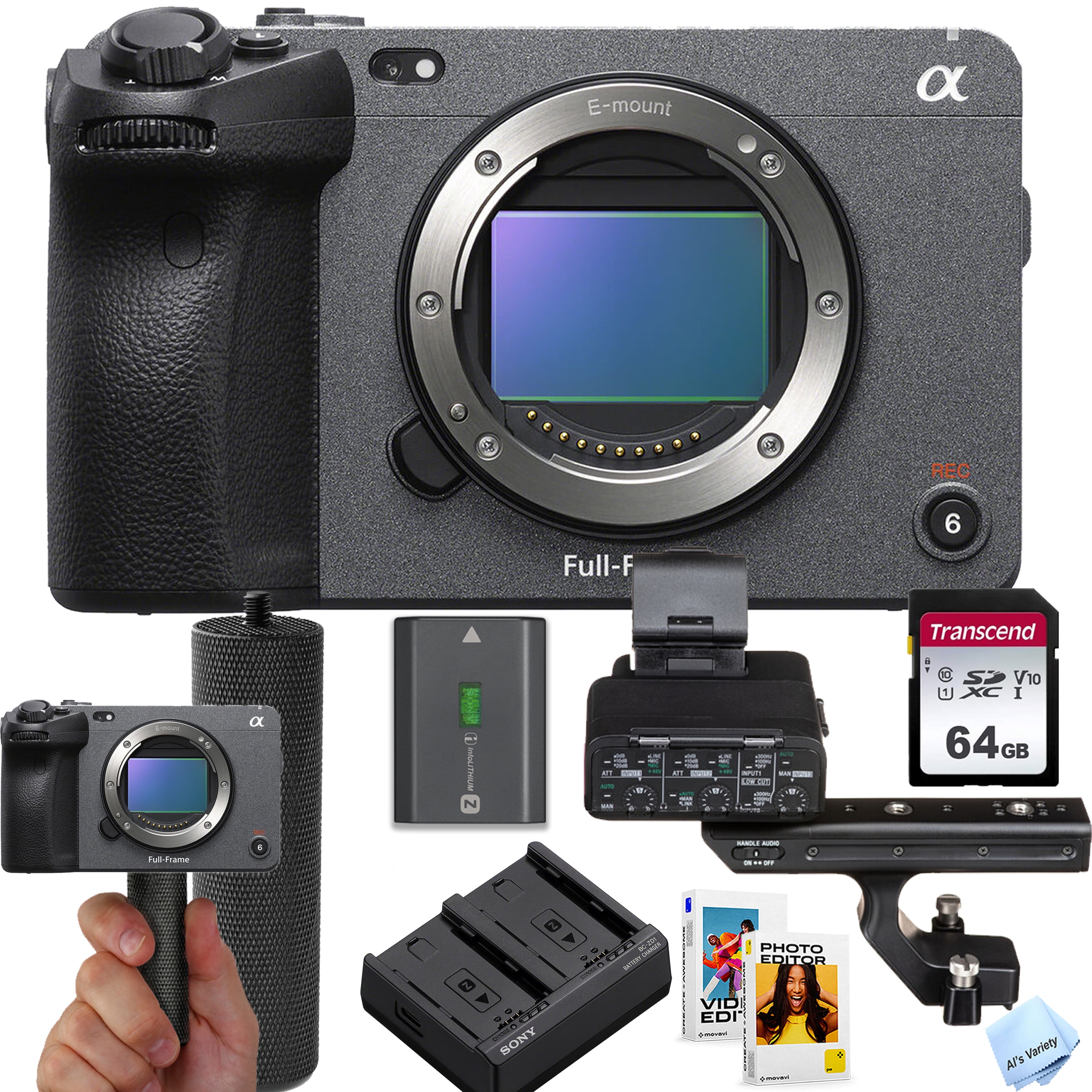 Sony FX3A Full-Frame Cinema Camera, 12.1MP Full-Frame CMOS Exmor R ...