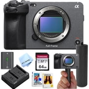 Sony FX3A Full-Frame Cinema Camera, 12.1MP Full-Frame CMOS Exmor R Sensor + + 64GB Memory + Stabilizing Grip + Software Pack +More Value Bundle International Version