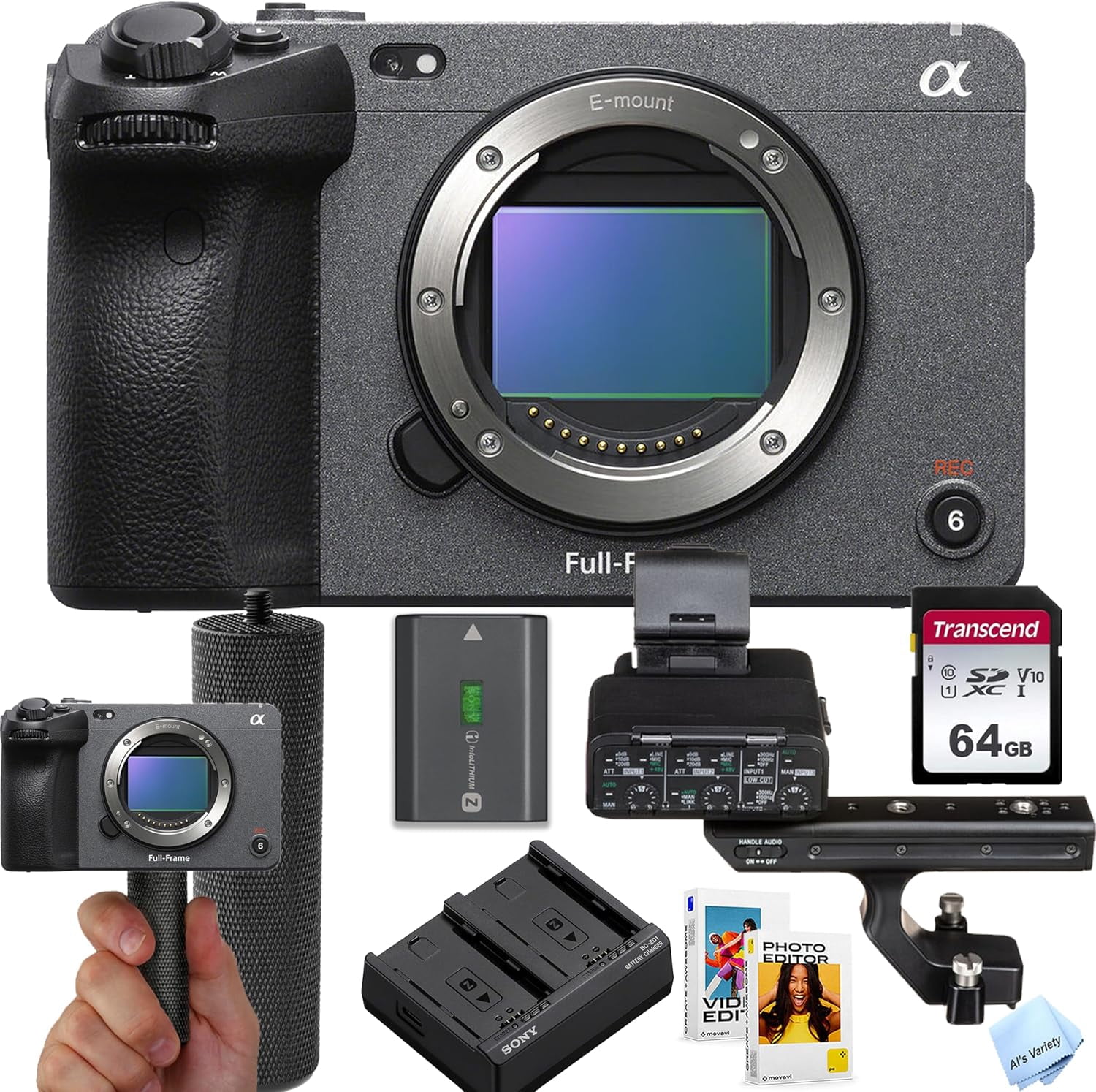 Exmor R Video Camera Sony FX3A Full-Frame Cinema Camera, 12.1MP Full-Frame CMOS Exmor R ...