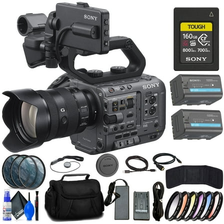 Sony FX6 Digital Cinema Camera Kit with 24-105mm Lens + 160GB Memory Card + More(International Model)
