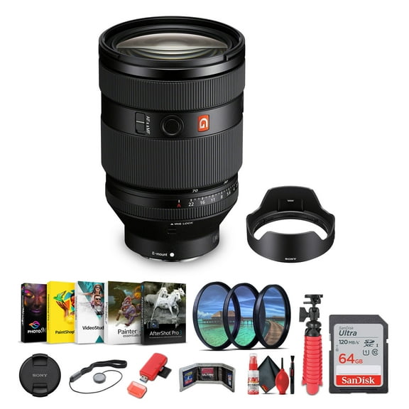 Sony G Master FE 28-70mm f/2 GM Lens for E-Mount + Accessory Kit (International Model)