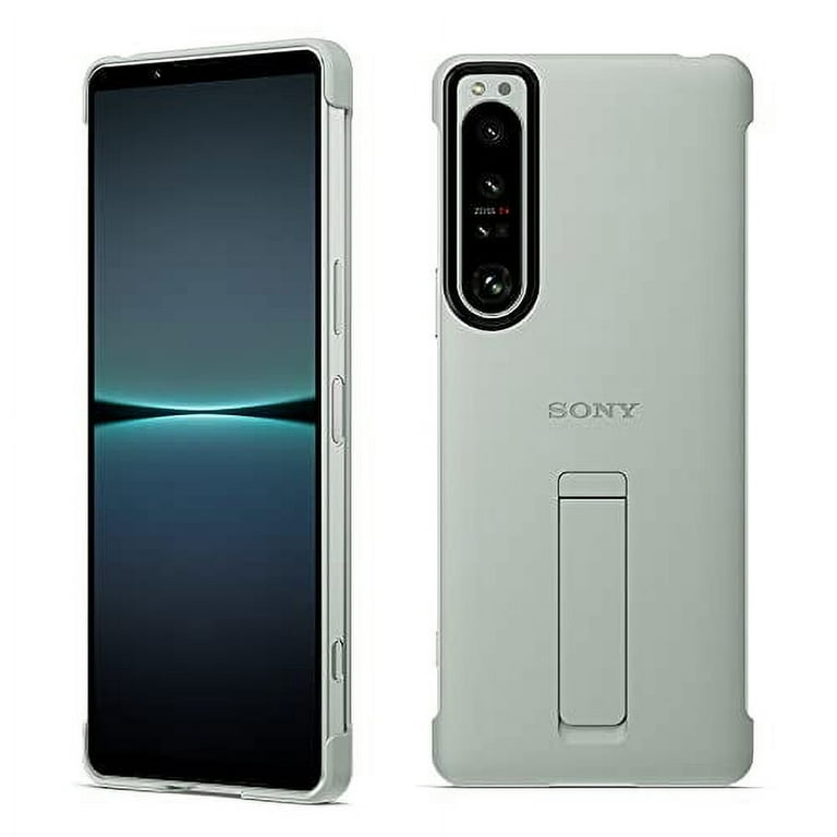 Sony Genuine Xperia 1 IV SO-51C SOG06 Exclusive Case Cover with Stand  IPX5/8 Waterproof Style Cover with Stand Style Cover with Stand Gray Xperia 