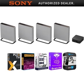 Sony HTA9M2 BRAVIA Theater Quad with 16 total speakers Dolby Atmos/DTS:X Bundle with Tech Smart USA Audio Entertainment Essentials Bundle & 26 Month CPS Extended Protection Pack