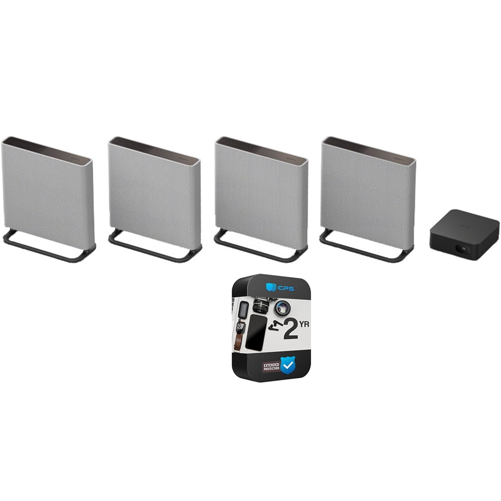 Restored Sony HTA9M2 BRAVIA Theater Quad with 16 total speakers Dolby Atmos/DTS:X Bundle with 2 YR CPS Enhanced Protection Pack (Refurbished)