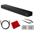 thumbnail image 1 of Sony HTS2000.UC2 3.1ch Dolby Atmos Soundbar Bundle with Monoprice Universal Soundbar Bracket Mount 23 - 55 inch, 6FT Universal 4K HDMI 2.0 Cable and 6 x 6 inch Microfiber Cleaning Cloth, 1 of 12