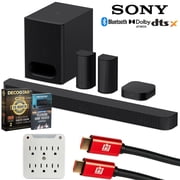 Sony HTS60 BRAVIA Theater System 6, 5.1ch with Subwoofer Bundle with CPS Exclusive 26 Month Protection, 2x HDMI Cables, Surge Adapter & Deco Gear Complete Home Theater Beginners Guidebook