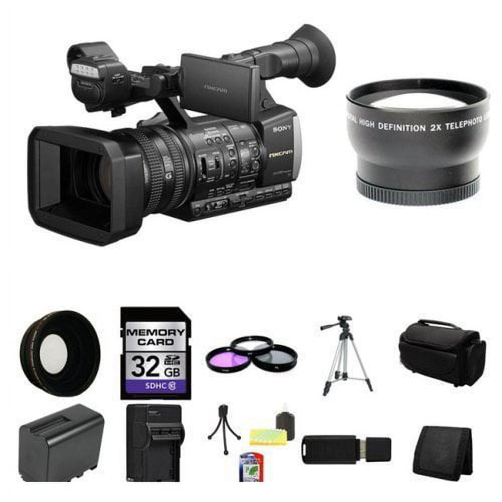 Sony HXRNX3 NXCAM Professional Handheld Camcorder HXRNX3 72MM High Definition 2.2x Telephoto