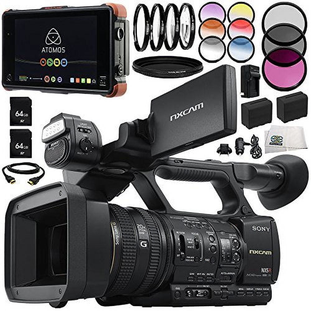 Sony HXR-NX5R NXCAM Professional Camcorder 13PC Accessory