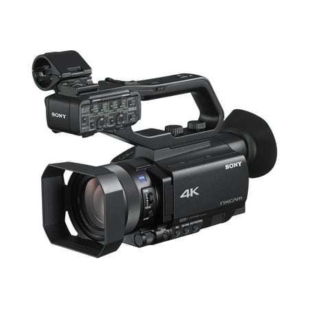 Sony - NXCAM 4K Compact HDR Camcorder with 1" Exmor sensor - Black