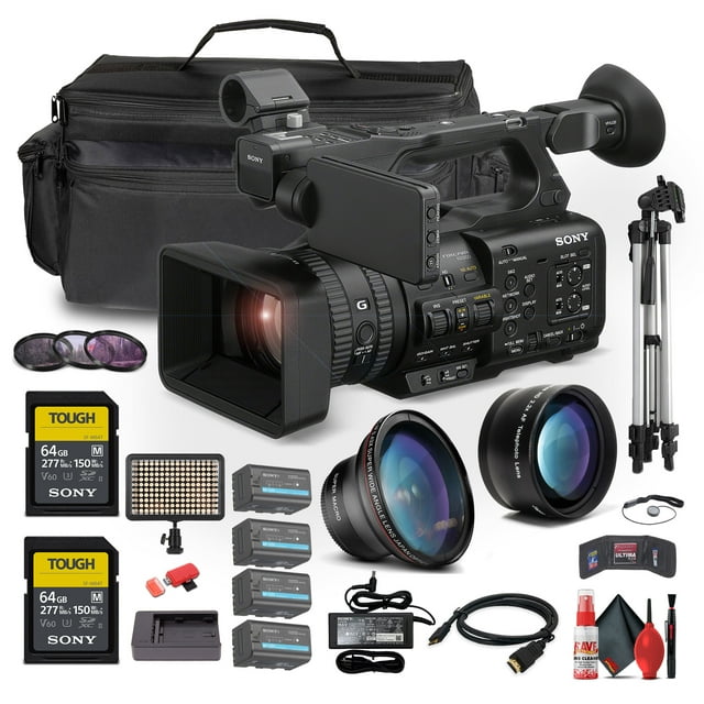 Sony HXR-NX800 4K HDR 1" Sensor NXCAM Camcorder (HXR-NX800) + 3 x BP-U35 Battery + More