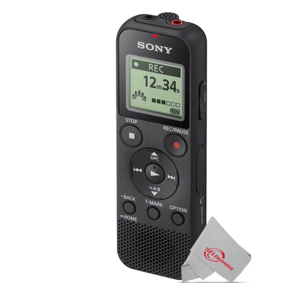 Sony ICDPX370 Digital Voice Recorder with 4GB Internal Memory Micro SD