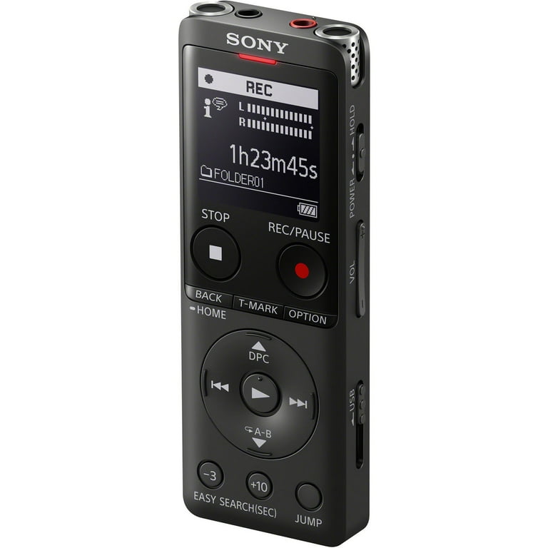 その他 SONY ICD-UX570F(B) Sony ICD-UX570 Handheld Digital Voice Recorder with Microphone