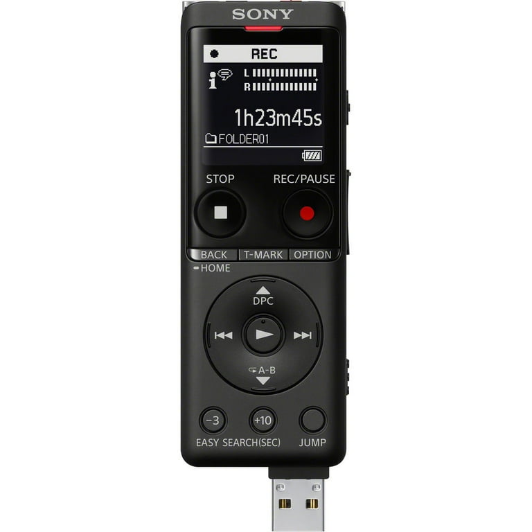 その他 SONY ICD-UX570F(B) Sony ICD-UX570 Handheld Digital Voice Recorder with Microphone