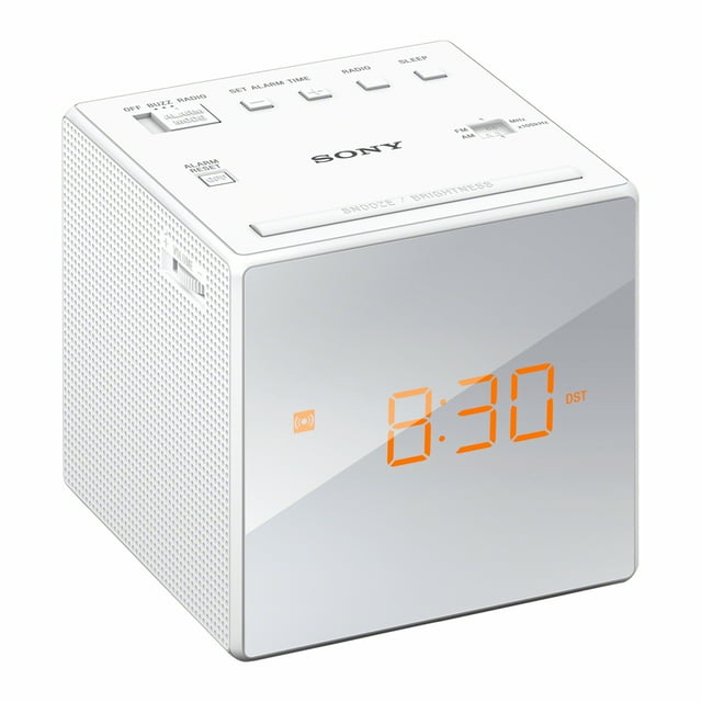 Sony ICFC1W Alarm Clock With Fm/am Radio White