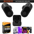 thumbnail image 1 of Sony INZONE Buds Truly Wireless Noise Cancelling Gaming Earbuds (Black) WFG700N/B Bundle with 2 YR CPS Enhanced Protection Pack and Audio Essentials Software, 1 of 11