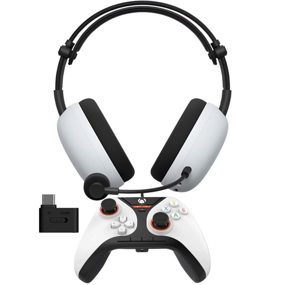 Sony INZONE H9 II Wireless Noise Canceling Gaming Headset (White) with GamePad Pro X Controller for PC Bundle