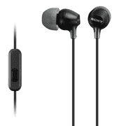 Sony In-Ear Headphones, Black, MDREX14AP/B6