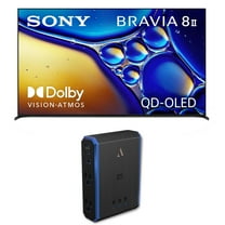 Sony K55XR80M2 55 Inch Bravia 8 QD-OLED 4K HDR Google TV with an Austere 5S-PS4-US1 4-Outlet Power (2025)