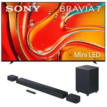 Sony K65XR70 65 Inch 4K Bravia LCD Mini LED Full Array HDR Google TV with a JBL BAR-700 5.1ch Soundbar and Subwoofer with Surround Speakers (2024)