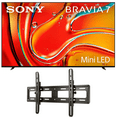 thumbnail image 1 of Sony K65XR70 65 Inch 4K Bravia LCD Mini LED Full Array HDR Google TV with a Sanus VMPL50A-B1 Tilting Wall Mount for 32-85 Inch Flat Screen TVs (2024), 1 of 9