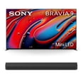 thumbnail image 1 of Sony K65XR90 65" XR90 Series Bravia Mini LED HDR QLED 4K Google TV with a Sony HT-A8000 BRAVIA Theater Bar Soundbar with Dolby Atmos (2024), 1 of 9