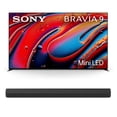 thumbnail image 1 of Sony K65XR90 65" XR90 Series Bravia Mini LED HDR QLED 4K Google TV with a Sony HT-A9000 BRAVIA Theater Bar Soundbar with Dolby Atmos (2024), 1 of 9