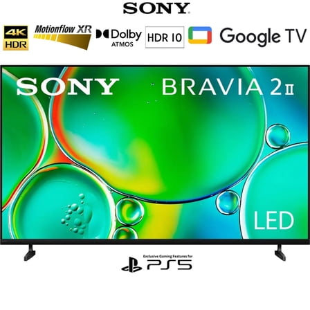 Sony K75S20M2 BRAVIA 2 II 75 inch class 4K HDR Smart LED Google TV 2025