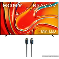 Sony K75XR70 75 Inch 4K Bravia LCD Mini LED Full Array HDR Google TV with an Austere 5S-4KHD2-2.5M V-Series 2.5m Premium 4K HDR HDMI Braided Cable (2024)