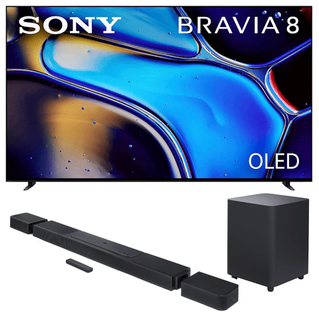 Sony K77XR80 77 Inch IMAX Enhanced Bravia OLED 4K HDR Google TV with a JBL BAR-1300X 11.1.4ch Soundbar and Subwoofer with Surround Speakers (2024)