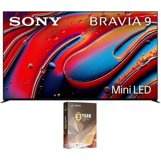 Sony K85XR90 85 Inch XR90 Series Bravia Mini LED HDR QLED 4K Google TV with 2 Year Amber Protection Plan (2024)