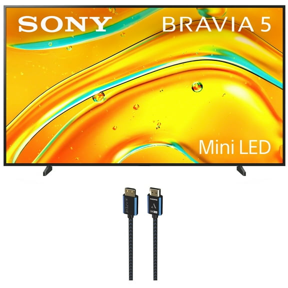 Sony K98XR50 98 Inch Bravia Mini LED 4K HDR TV with an Austere 5S-4KHD2-2.5M V-Series 2.5m Premium 4K HDR HDMI Braided Cable (2025)