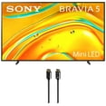 thumbnail image 1 of Sony K98XR50 98 Inch Bravia Mini LED 4K HDR TV with an Austere 7S-8KHD2-2.5M VII Series 2.5m Premium Braided 8K HDMI Cable (2025), 1 of 9