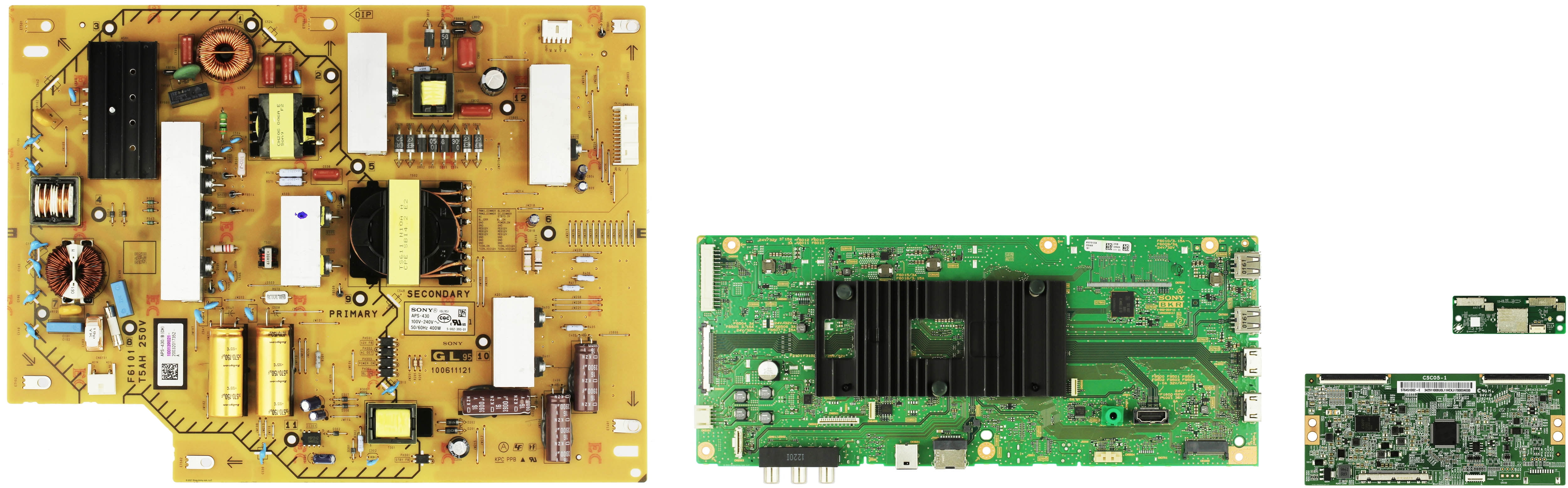Sony KD65X75CH KD65X750H Complete LED TV Repair Parts Kit