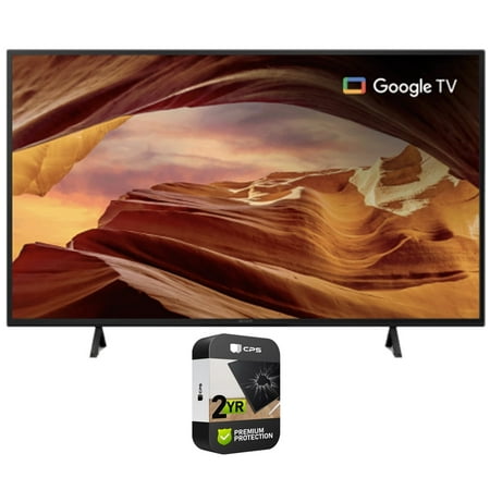 Sony KD50X77L X77L 50 Inch 4K HDR LED Smart TV with Google TV 2023 Bundle with 2 YR CPS Enhanced Protection Pack