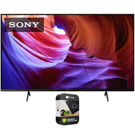 Sony KD55X85K 55 inch X85K 4K HDR LED TV with Smart TV 2022 Model Bundle with Premium 2 YR CPS Protection Pack