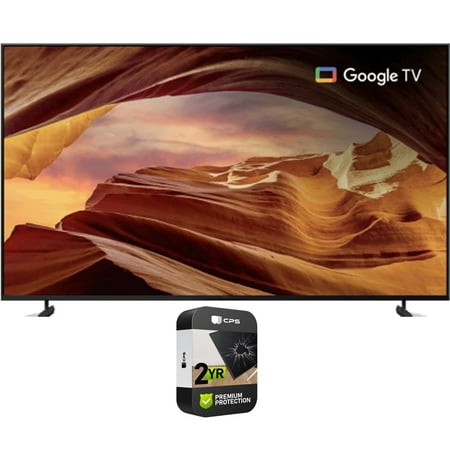 Sony KD75X77L X77L 75 Inch 4K HDR LED Smart TV with Google TV 2023 Bundle with 2 YR CPS Enhanced Protection Pack