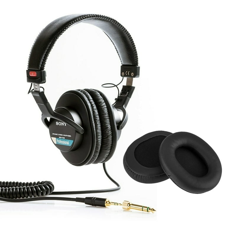Sony MDR-7506 Professional Folding Headphones with Leather Earpads