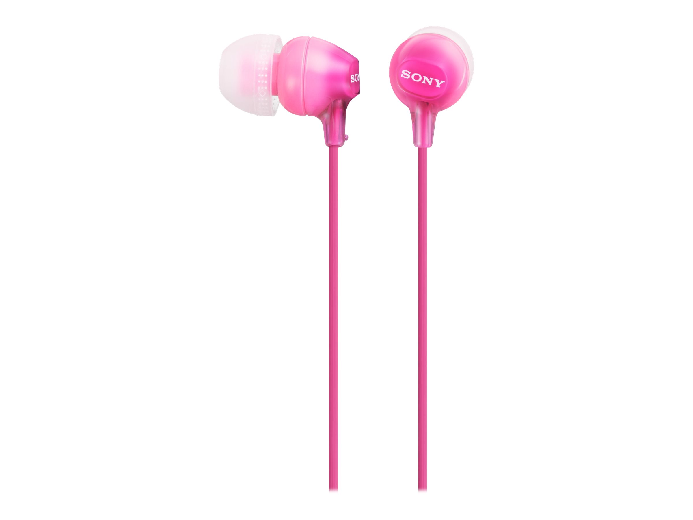 Sony MDR-EX15LP - EX Series - earphones - in-ear - wired - 3.5 mm jack - pink - image 1 of 8