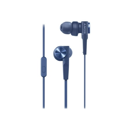 Sony - Wired Extra Bass In-ear Headphones - Blue