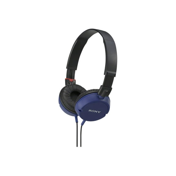 Sony MDR-ZX100 - Headphones - full size - wired - 3.5 mm jack - blue
