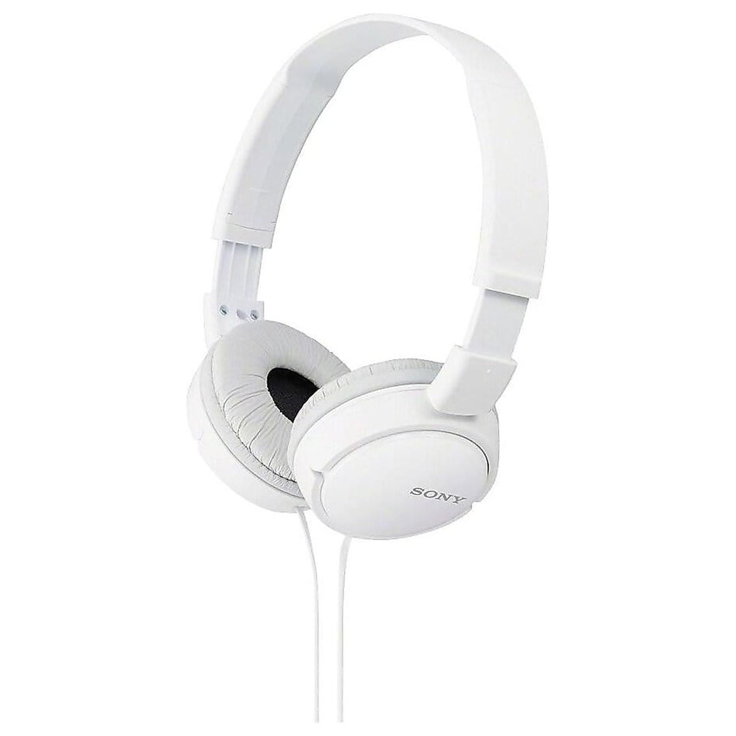 Sony MDR-ZX100/WHI - ZX Series - headphones - full size - wired - 3.5 mm  jack - white