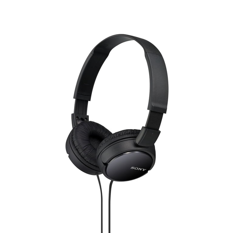 Sony, Wired On-Ear Headphones, Model MDR-ZX110, Black - Walmart.com