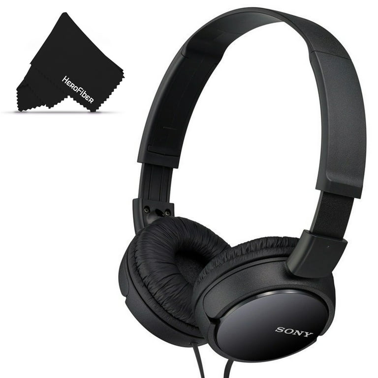 Sony MDR-ZX110 Stereo Wired Headphones (Black), 3.5mm Plug Sony MDR-ZX110 Stereo Wired Headphones (Black), 3.5mm Plug