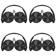 (4 pack) Sony MDR-ZX110NC - ZX Series - headphones - full size - wired - active noise canceling - 3.5 mm jack