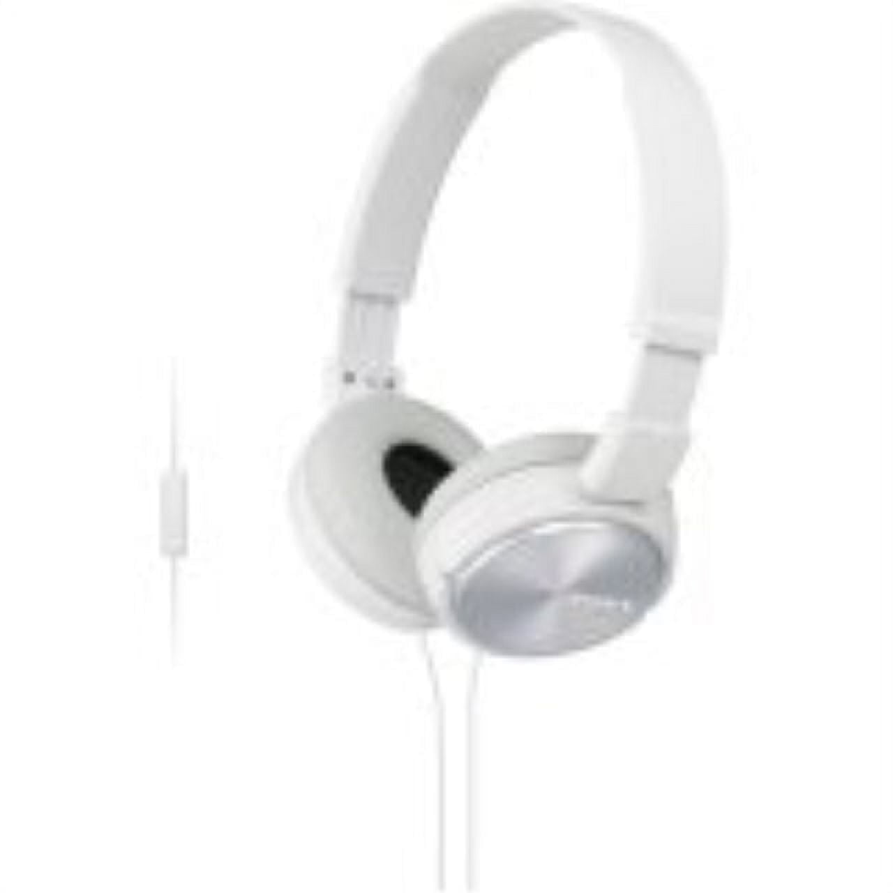 Sony MDR-ZX310AP/W Headband Stereo Headset (White) - Walmart.com