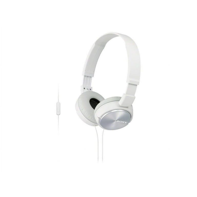 Sony MDR-ZX310AP - ZX Series - headphones with mic - full size - wired -  3.5 mm jack - white