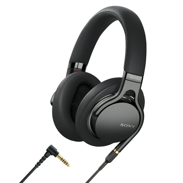 Sony MDR1AM2B Wired High Resolution Audio Over Ear Headphones with