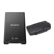 Sony MRWG2 CFexpress Type A/SD Memory Card Reader and Carrying Case Bundle