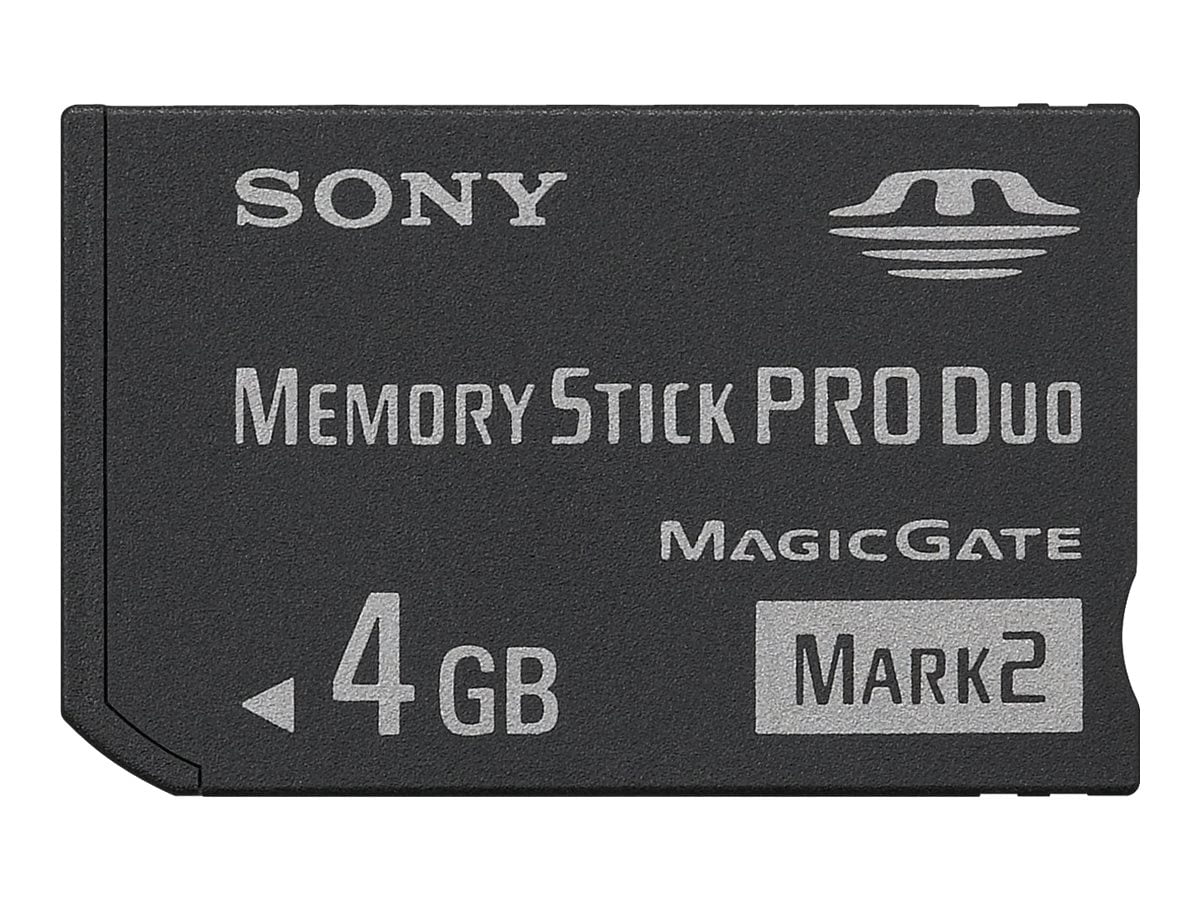 Sony MSMT4G/TQM - Flash memory card - 4 GB - Memory Stick PRO Duo Mark2