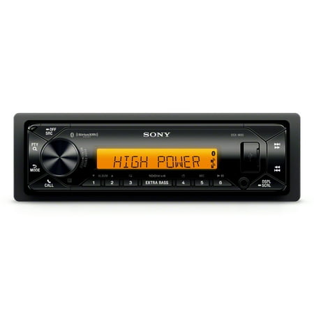 Sony Mobile DSX-M80 180W RMS 1-DIN Marine Digital Media Receiver